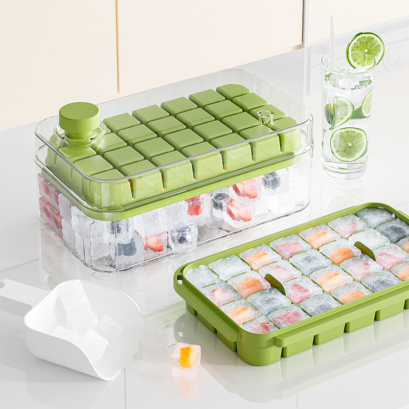 家用大容量冰格制冰盒带盖