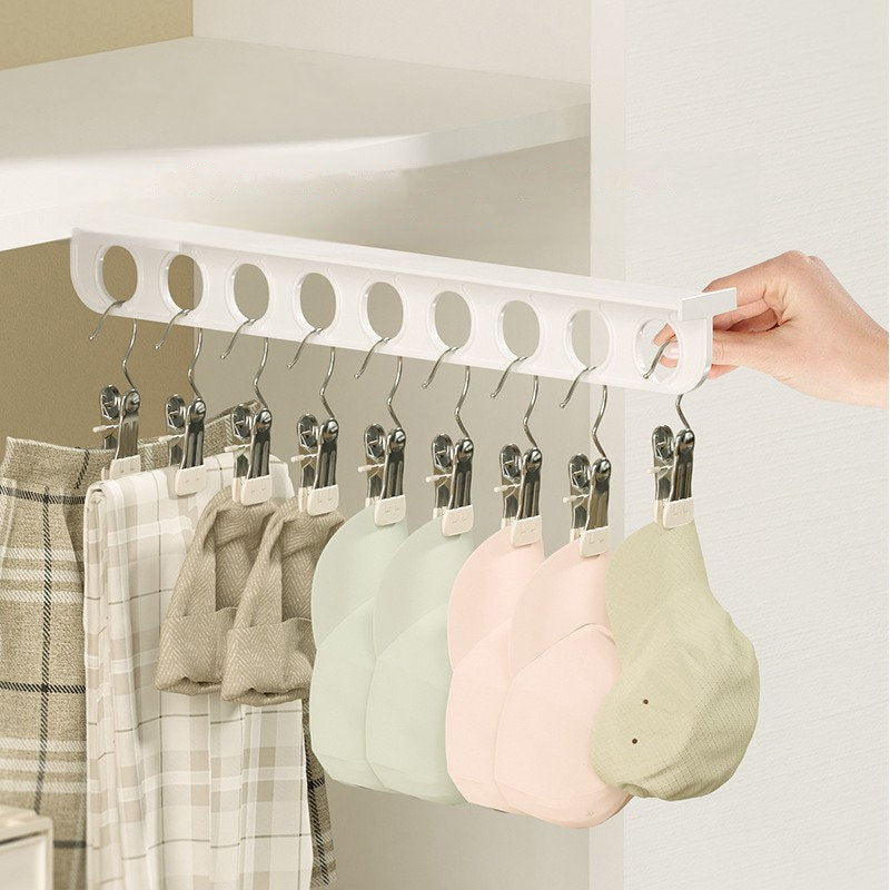 衣柜收纳用塑料伸缩滑轨