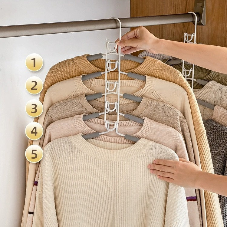 五合一多层衣架