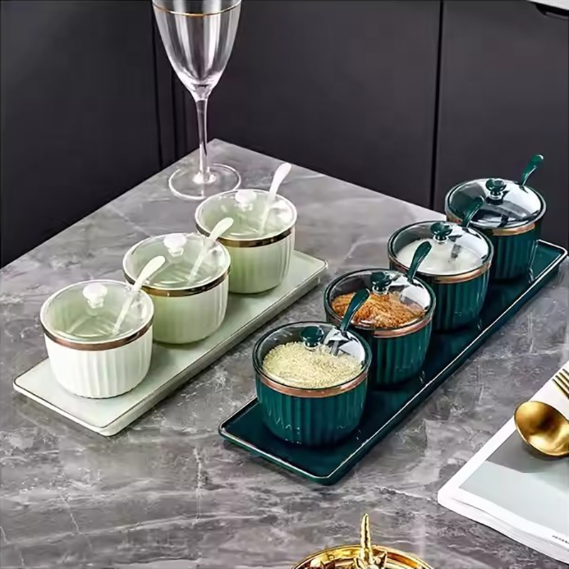 轻奢调味罐（带勺）