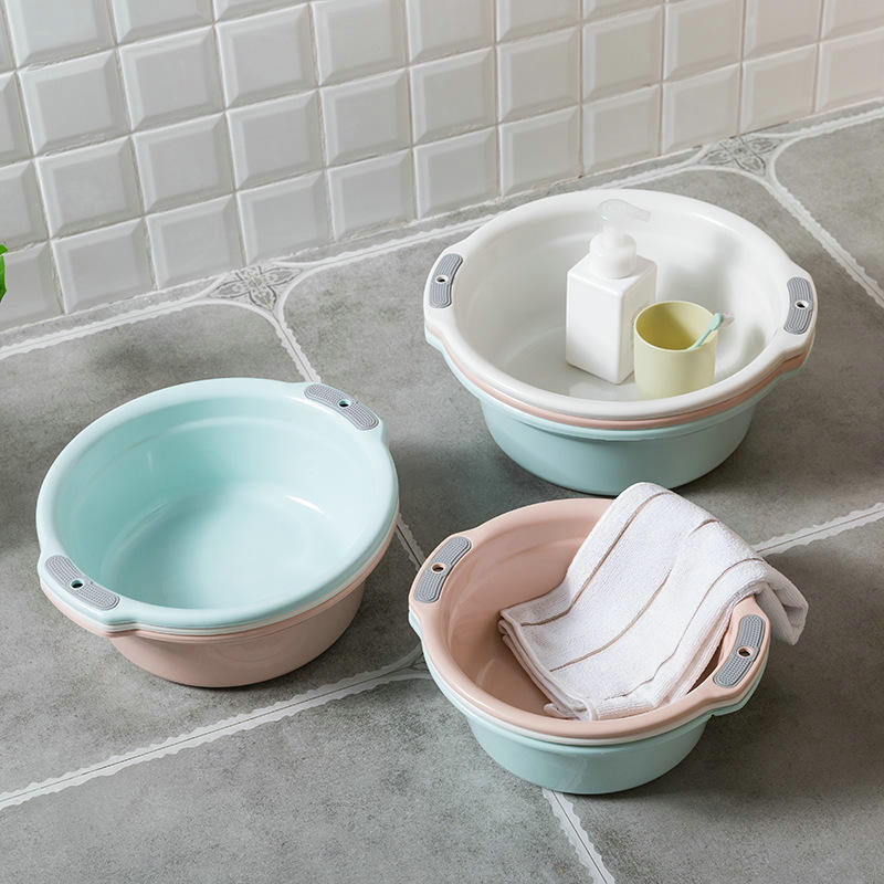 加厚透明家用浴室塑料洗脸盆