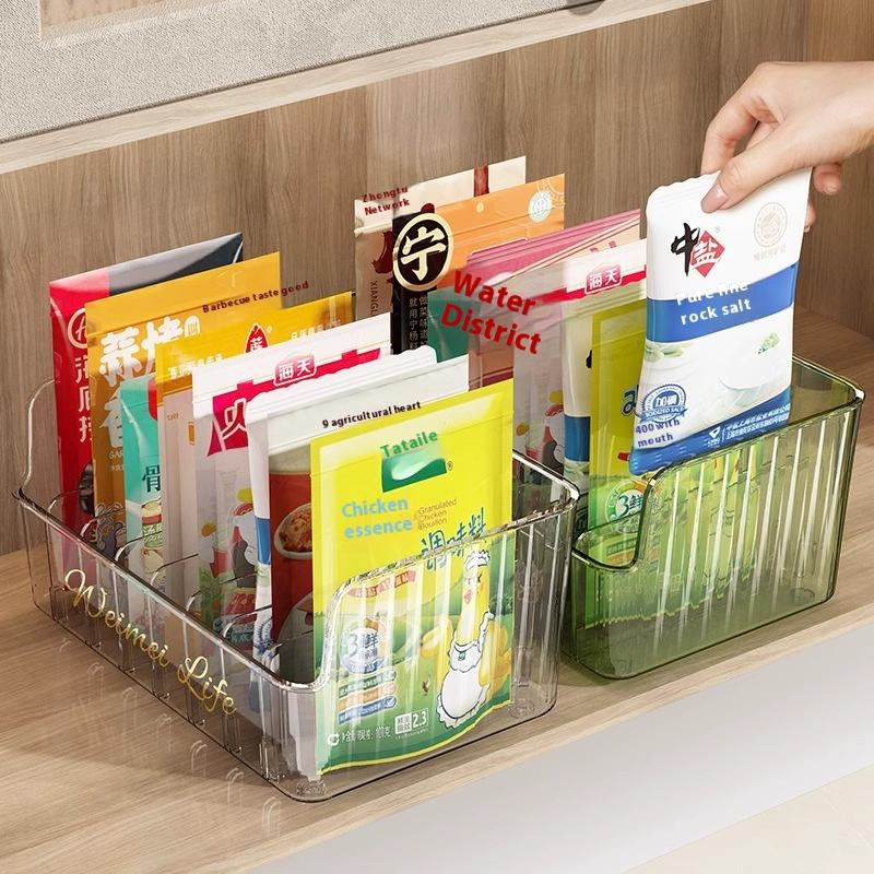 带可拆卸隔板的厨房储物盒