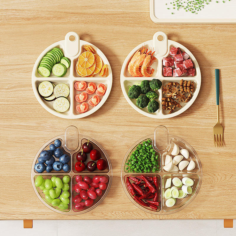 厨房便携式塑料香料和零食储存容器