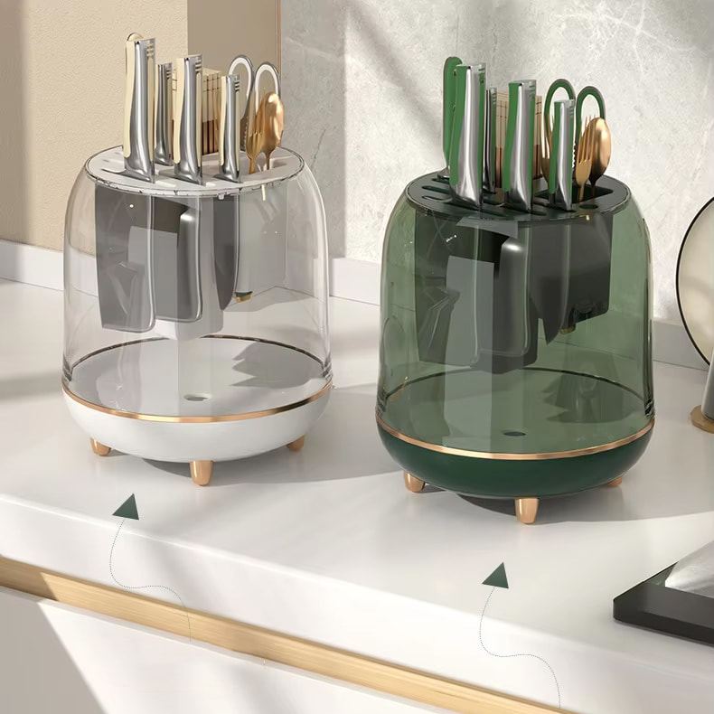 多功能壁挂式厨房收纳刀架