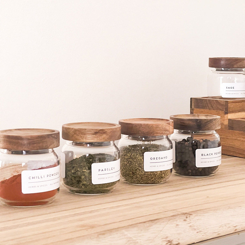 小号透明调味料储存玻璃罐