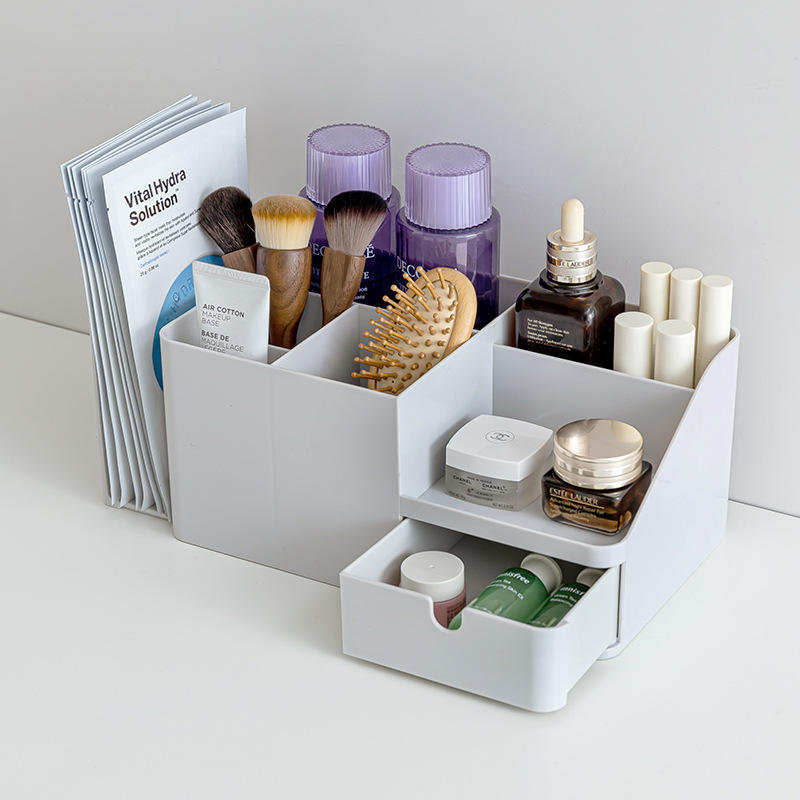 大容量PP材质桌面化妆品收纳盒
