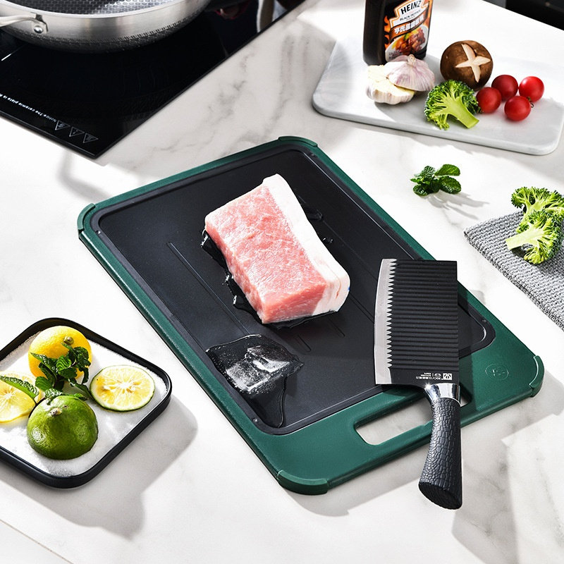 不锈钢防霉家用双面切菜板